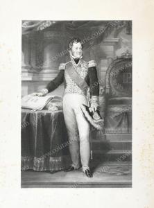 DUPONT LOUIS PIERRE HENRIQUEL 1797-1882,Portrait de Louis-Philippe, roi des Fra,1837,Coutau-Begarie 2019-06-13
