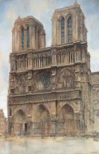 DUPONT Pieter 1870-1911,Notre-Dame de Paris,1907,Venduehuis NL 2018-11-21