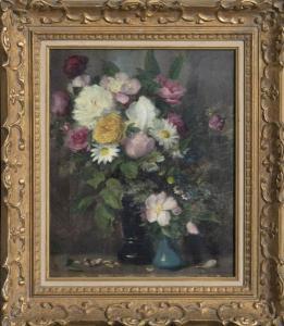 DUPONT ZIPCY Iphigénie 1822-1885,Bouquets de fleurs,1848,Cannes encheres, Appay-Debussy 2017-10-21