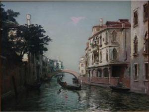 DUPRAT Albert Ferdinand 1882-1974,Canal à Venise,Alliance Encheres FR 2007-03-25