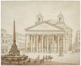 DUPRE Daniel 1752-1817,The Pantheon, Rome,1792,Christie's GB 2024-02-01