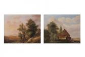 DUPRET A 1800-1800,Heuvelachtig landschap met reizigers en met herder,1846,Bernaerts BE 2010-10-25