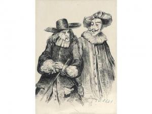DUPREY,Deux personnages de comédie,1841,Blache FR 2009-06-29