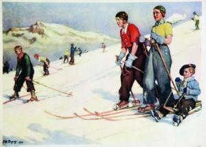 DUPUY,Chamonix Ski & Luge,1934,Artprecium FR 2019-04-03