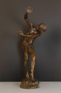 DUPUY L,figure of a nude cymbal dancer,Sworders GB 2023-01-17
