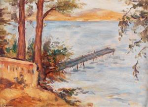 DURAN FEYHAMAN 1886-1970,“The pier”,Alif Art TR 2013-05-26