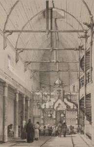 DURAND Andre 1807-1867,Intérieur d'une église en bois,1839,Ader FR 2017-05-04