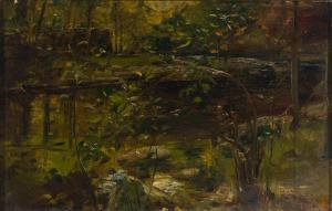 DURAND E.Leon 1854-1921,Double-Sided Landscape,Barridoff Auctions US 2023-11-18