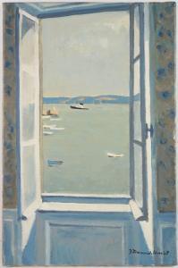 DURAND HENRIOT Jacques 1922-1997,La fenêtre à Camaret,Ruellan FR 2023-02-25