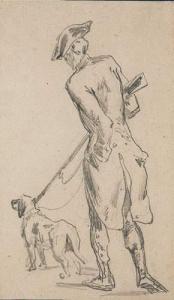 DURAND Simon 1838-1886,Chasseur et son chien,1833,Piguet CH 2008-12-10
