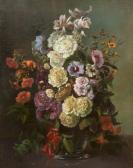 DURANT Gab,Floral Still Life,1853,Hindman US 2011-11-06