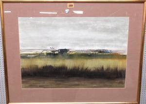 DURANTY Charles 1918-2006,Shacks by a Reed Bed and two men discussing,Bellmans Fine Art Auctioneers 2020-02-22