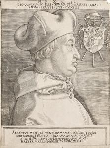 DURER Albrecht 1471-1528,Cardinal Albrecht of Brandenburg,1523,Swann Galleries US 2024-04-18
