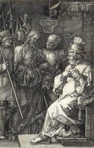 DURER Albrecht 1471-1528,Christ before Caiaphas,1512,Bonhams GB 2015-12-09