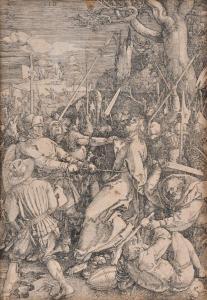 DURER Albrecht,Christ Taken Captive, Kiss of Judas, from: The Lar,Dreweatt-Neate 2013-07-02