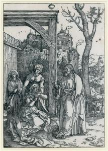 DURER Albrecht 1471-1528,Christ taking leave of his Mother,1504,Christie's GB 2009-09-16