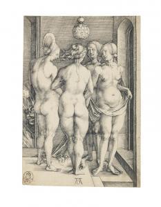 DURER Albrecht 1471-1528,Four Naked Women,1497,Bonhams GB 2018-12-18