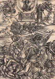 DURER Albrecht 1471-1528,Les quatre anges vengeurs de l'Euphrate,Beaussant-Lefèvre FR 2015-12-09