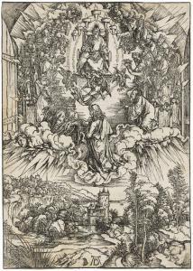 DURER Albrecht,Saint John before God and the Elders, from: The Ap,1496,Christie's 2018-03-28