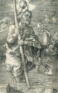 DURER Albrecht 1471-1528,San Cristofero e l’’’’eremita,Palais Dorotheum AT 2007-04-24