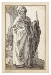 DURER Albrecht 1471-1528,St Bartholomew,1523,Bonhams GB 2015-06-03