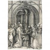 DURER Albrecht,THE BETROTHAL OF THE VIRGIN, FROM THE LIFE OF THE ,1504,Sotheby's 2005-03-15