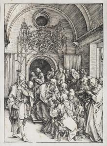 DURER Albrecht 1471-1528,The Circumcision of Christ, from The Life of the V,1505,Bonhams 2012-11-27