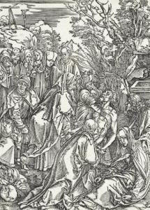 DURER Albrecht 1471-1528,The Deposition, from 'The Large Passion',1496,Bonhams GB 2019-09-19