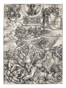 DURER Albrecht 1471-1528,The Four Avenging Angels, from The Apocalypse,1498,Bonhams GB 2018-05-01