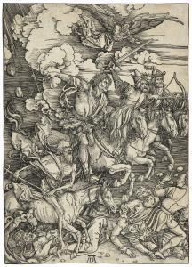 DURER Albrecht 1471-1528,The Four Horsemen of the Apocalypse, from: The Apo,Christie's GB 2018-03-28