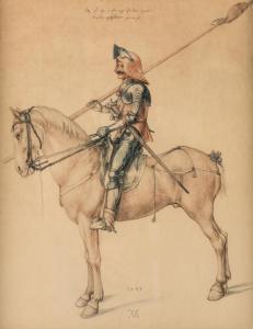 DURER Albrecht 1471-1528,The Mounted Knight,1930,Shapiro Auctions US 2018-06-02
