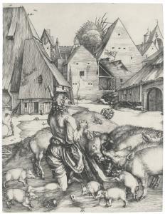 DURER Albrecht 1471-1528,THE PRODIGAL SON,1496,Sotheby's GB 2014-09-16