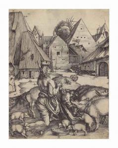 DURER Albrecht 1471-1528,The Prodigal Son,1496,Christie's GB 2015-03-18