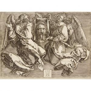 DURER Albrecht 1471-1528,THE SUDARIUM HELD BY TWO ANGELS,1513,Freeman US 2017-04-06
