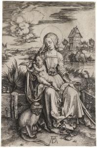 DURER Albrecht 1471-1528,The Virgin and Child with a Monkey,1498,Christie's GB 2019-06-27