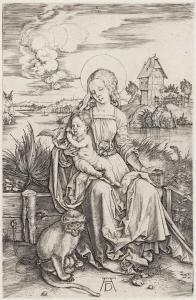 DURER Albrecht 1471-1528,The Virgin and Child with the Monkey,1498,Swann Galleries US 2024-04-18