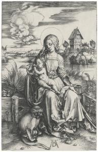 DURER Albrecht 1471-1528,THE VIRGIN AND CHILD WITH THE MONKEY,1498,Sotheby's GB 2014-09-16