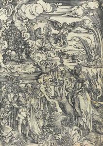 DURER Albrecht 1471-1528,The Whore of Babylon, from: The Apocalypse,Christie's GB 2016-03-15