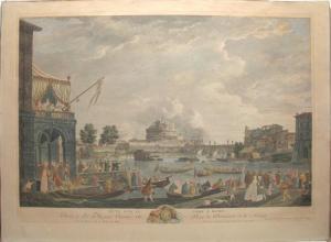 DURET Pierre Jacques 1729,Fête sur le tibre à Rome,Scheublein Art & Auktionen DE 2018-01-26