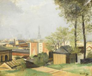 DUREY René 1890-1959,Ansicht von Paris,Wendl DE 2023-10-25