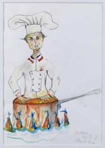 DURIEZ JEAN PIERRE 1949,Chef à cuire,2018,Capitolium Art Casa d'Aste IT 2020-12-17
