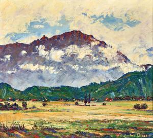 DURR Louis 1896-1973,Berglandschaft,Dobiaschofsky CH 2023-11-08