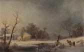 DURRIE George Henry Harvey 1820-1863,Rural Winter Scene,1858,Christie's GB 2017-11-14