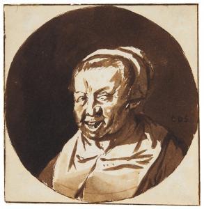 DUSART Cornelis 1660-1704,HEAD OF A LAUGHING PEASANT WOMAN,Sotheby's GB 2019-07-03