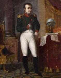DUSAULCHOY Charles 1781-1852,Portrait de Napoléon en pied,Aguttes FR 2019-09-10
