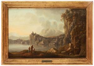 DUSCH Anton Carl 1760-1829,Italian landscape,Bukowskis SE 2010-12-07