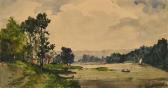 DUSILLION E 1800,River landscape,1800,Rosebery's GB 2017-05-20