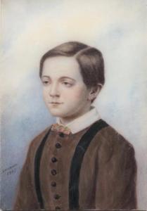 DUSSAUCE Auguste,Portrait d'enfant,1865,Neret-Minet FR 2015-10-14
