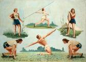 DUSSAUT J,Une fresque du sport féminin et masculin,1940,Coutau-Begarie FR 2012-06-30