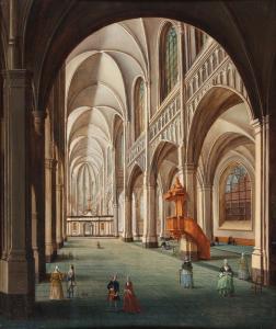 DUSSILLION Jean Baptiste 1748-1788,Churchinterior,Hessink's Veilingen NL 2008-09-27